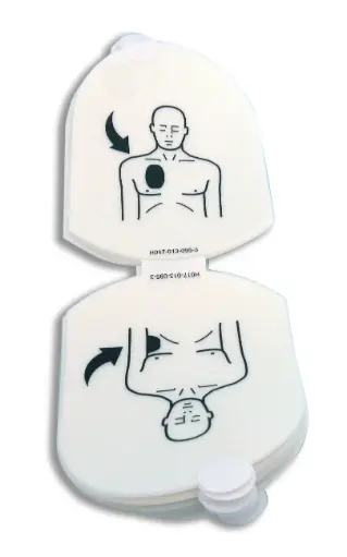 [TRN-ACC-02] Autocollant Electrodes d'entraînement HeartSine, 10 pces