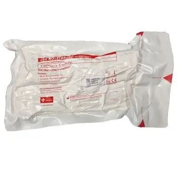 [FCP10T] Pansement compressif israélien civile, blanc, abdominal 20 cm