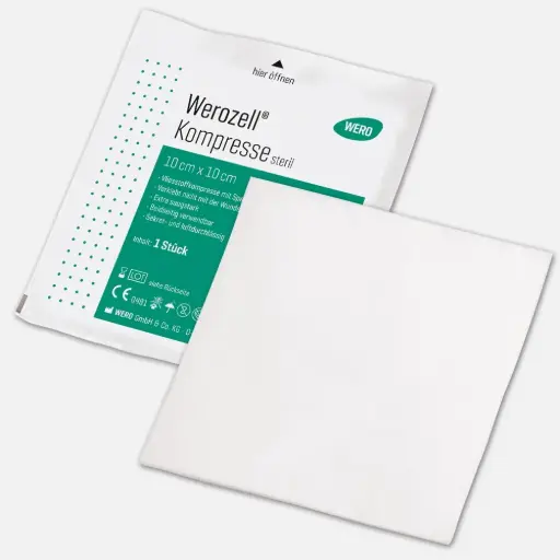 [71067] Compresse Werozell® 10 X 10 cm , 1 pièce