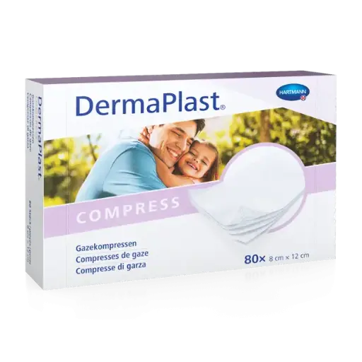 [214020] DermaPlast® Compresses de gaze 6 x 8 cm