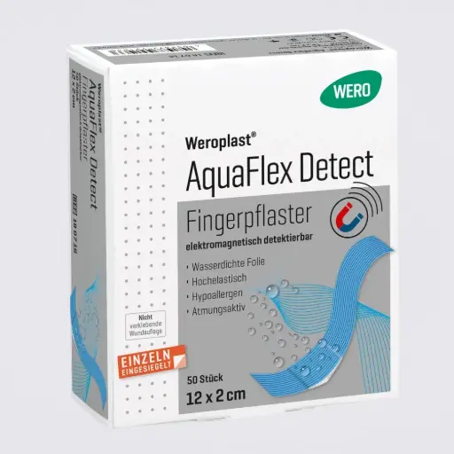 [180716] Pansement de doigts Weroplast® AquaFlex Detect, 12 x 2 cm
