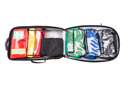[772274] Sac Ambupro M SAMARITAINS, PVC Rouge